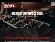 Tablet Screenshot of houstonperformancediesel.com